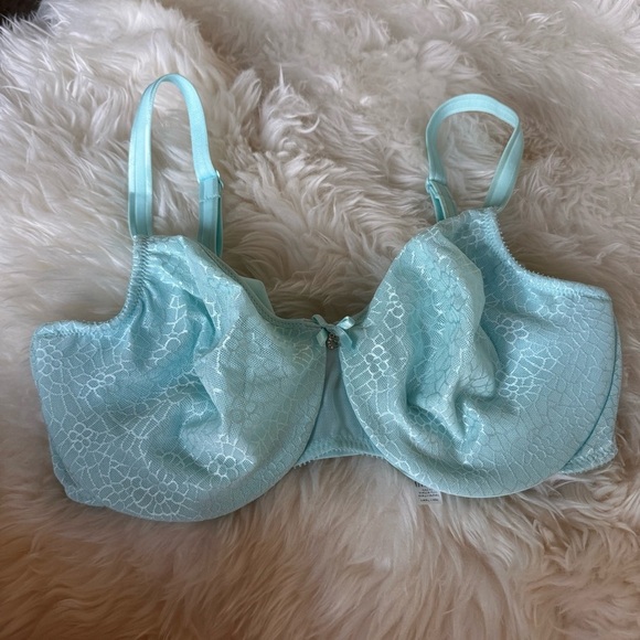 Chantelle C Magnifique Minimizer Bra, 34 DD , Powder Blue Pastel NEW 34E - Picture 3 of 11